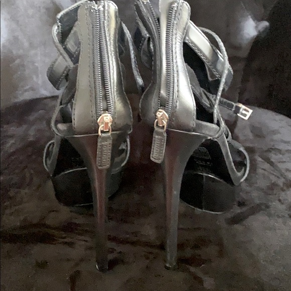 Gucci Black Leather and Suede Daryl Platform - Picture 7 of 9